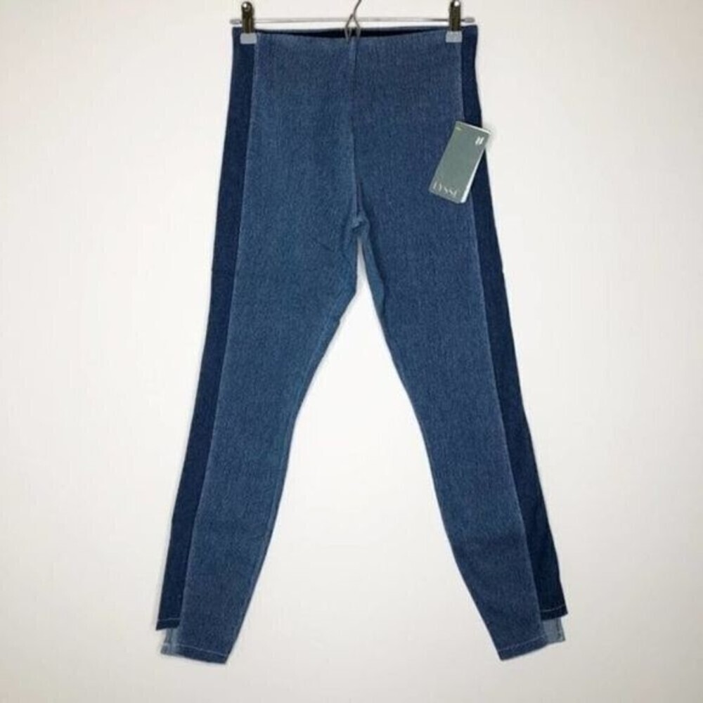 LYSSE Step Hem Denim Leggings 